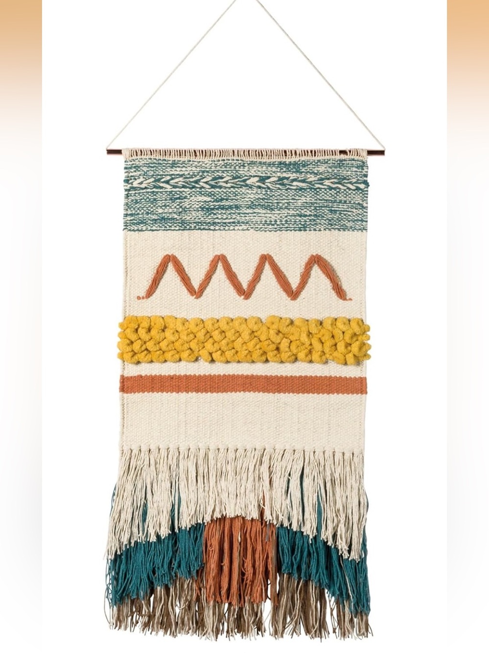 PRIMITIVES BY KATHY NEW Cotton Wall Hanging Free Spirit Home wall Decor